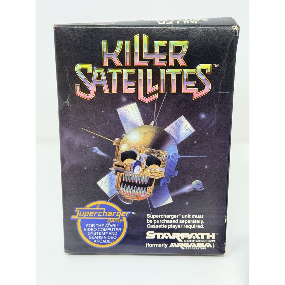 Killer Satellites Atari 2600 Starpath Complete CIB Tested - Picture 2 of 13